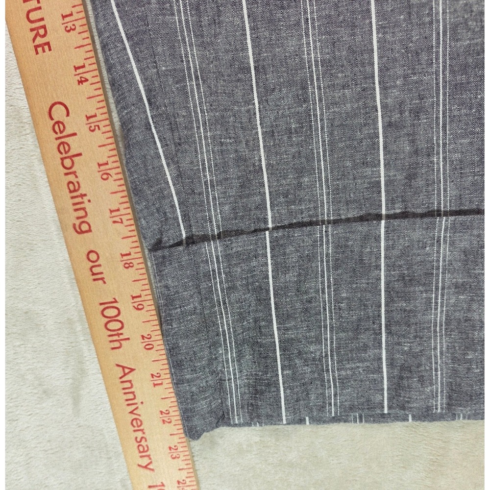 Bryant Gray Womens Pinstripe Linen Blend Crop Pants Plus Size 26 NWT - Picture 6 of 11